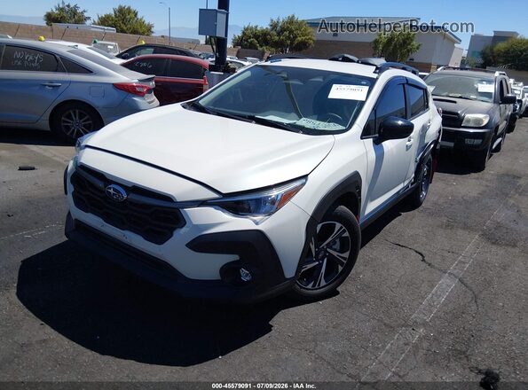 JF2GUADC2R8231284 2024 SUBARU CROSSTREK White Vista tres cuartos delantera izquierda