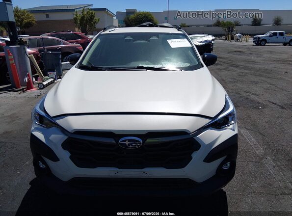 JF2GUADC2R8231284 2024 SUBARU CROSSTREK White Vista del cuadro de instrumentos