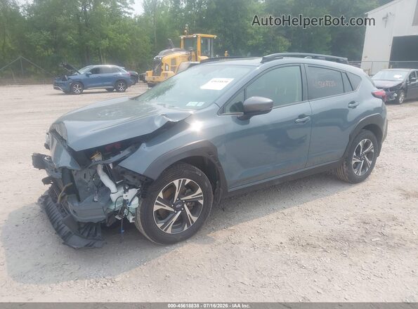 JF2GUADC2R8307666 2024 SUBARU CROSSTREK Blue Առջևի ձախ երեք քառորդ տեսարան