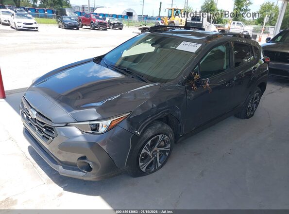 JF2GUADC2R8308428 2024 SUBARU CROSSTREK Gray Vista tres cuartos delantera izquierda
