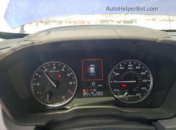 JF2GUADC2RH298094 2024 SUBARU CROSSTREK Blue Instrument cluster view