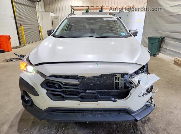 JF2GUADC2RH861550 2024 SUBARU CROSSTREK White Դիմացի տեսք