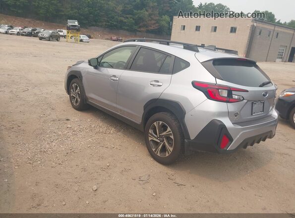 JF2GUADC3R8238714 2024 SUBARU CROSSTREK Silver Trasero izquierdo