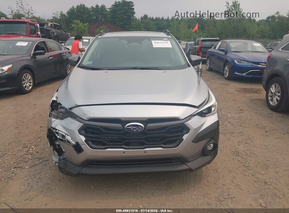 JF2GUADC3R8238714 2024 SUBARU CROSSTREK Silver Vista del cuadro de instrumentos
