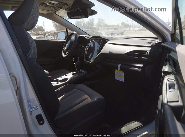 JF2GUADC3R8288366 2024 SUBARU CROSSTREK White Вид салону спереду