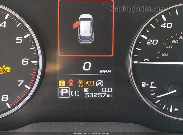 JF2GUADC3R8288366 2024 SUBARU CROSSTREK White Панорамний вид салону 360°