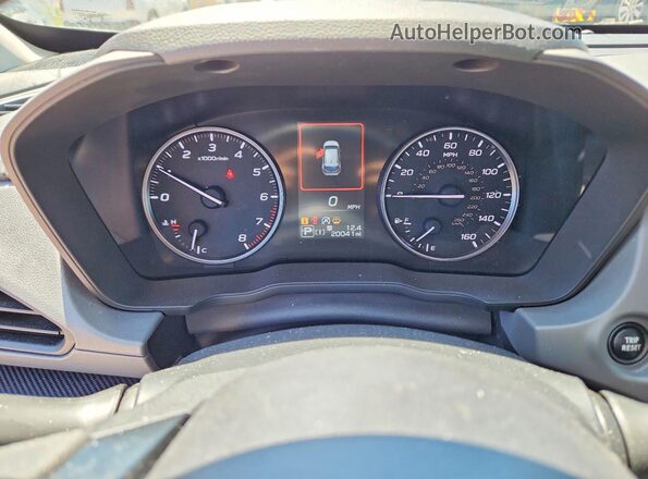 JF2GUADC3R8322693 2024 SUBARU CROSSTREK Gray ხელსაწყოთა პანელის ხედი