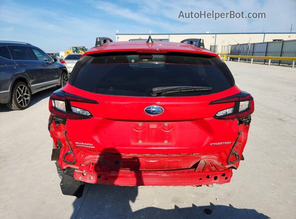 JF2GUADC3R8324217 2024 SUBARU CROSSTREK Red უკანა ხედი