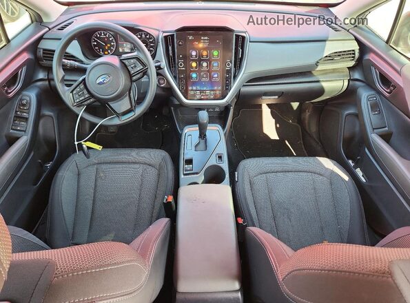 JF2GUADC3R8324217 2024 SUBARU CROSSTREK Red წინა პანელის ხედი