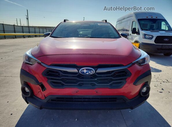 JF2GUADC3R8324217 2024 SUBARU CROSSTREK Red წინა ხედი