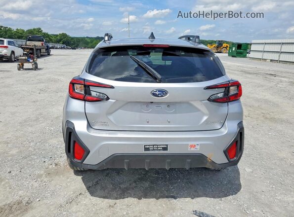 JF2GUADC3R8335203 2024 SUBARU CROSSTREK Silver Vista trasera