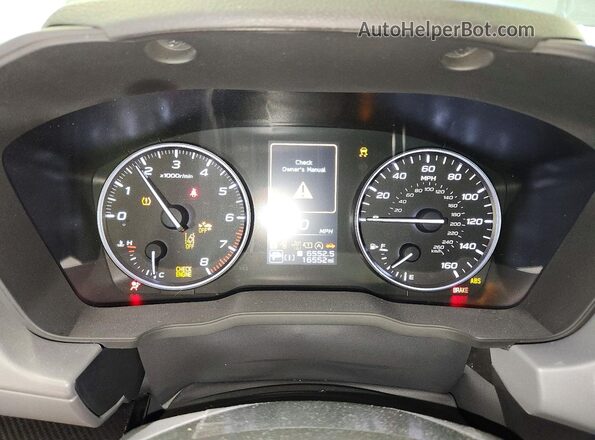 JF2GUADC3RH856440 2024 SUBARU CROSSTREK Gray Widok zestawu wskaźników