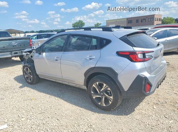JF2GUADC4R8250662 2024 SUBARU CROSSTREK Silver Trasero izquierdo