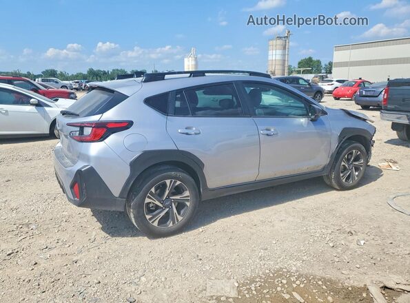 JF2GUADC4R8250662 2024 SUBARU CROSSTREK Silver Trasero derecho