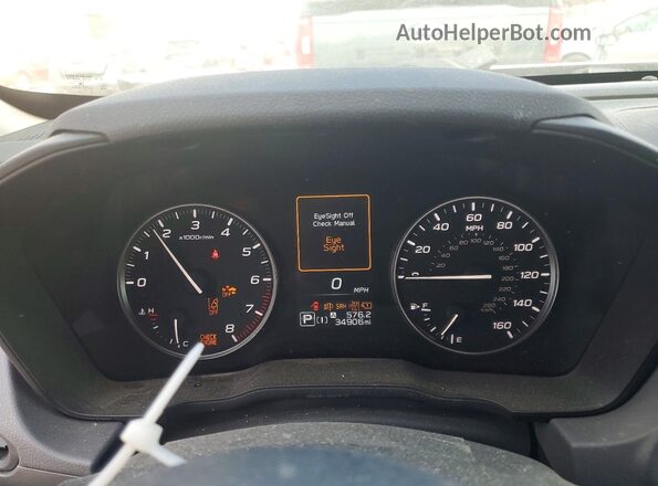 JF2GUADC4R8250662 2024 SUBARU CROSSTREK Silver Vista del cuadro de instrumentos