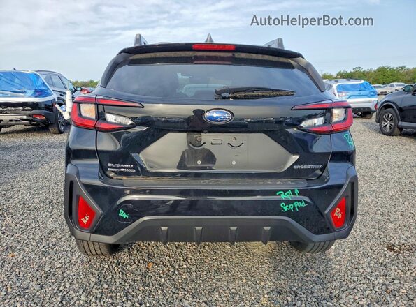 JF2GUADC4R8295469 2024 SUBARU CROSSTREK Black Widok z tyłu