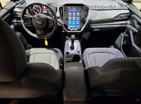 JF2GUADC4R8346453 2024 SUBARU CROSSTREK Black Вид панелі приладів
