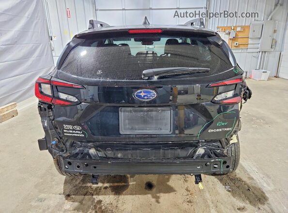 JF2GUADC4R8346453 2024 SUBARU CROSSTREK Black Вид ззаду