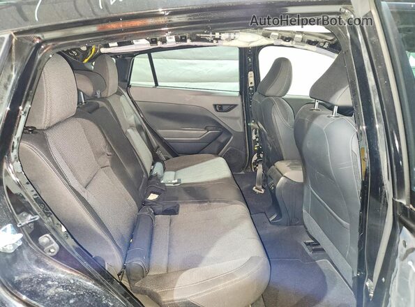 JF2GUADC4R8346453 2024 SUBARU CROSSTREK Black Вид задніх сидінь