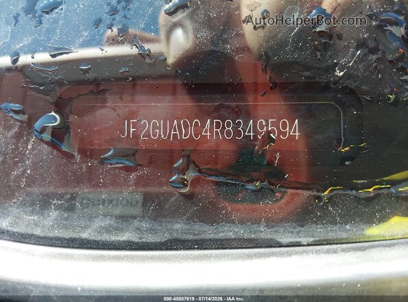 JF2GUADC4R8349594 2024 SUBARU CROSSTREK Gray ძრავის განყოფილების ხედი
