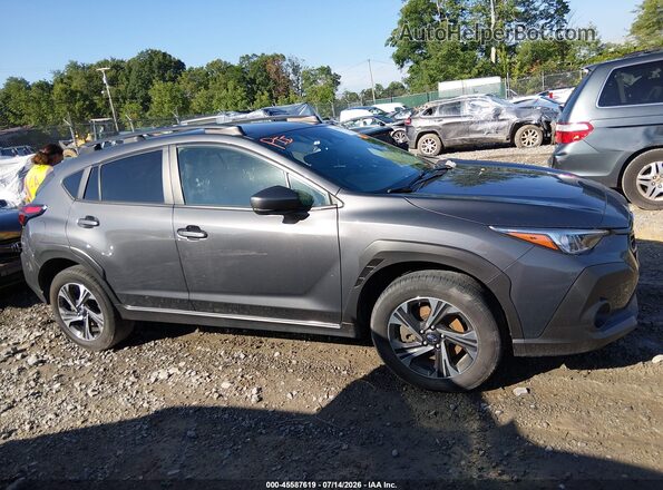 JF2GUADC4R8349594 2024 SUBARU CROSSTREK Gray უკანა სალონის ხედი