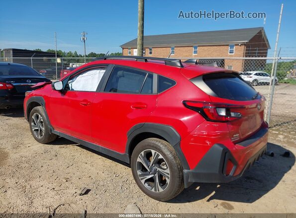JF2GUADC4R8865809 2024 SUBARU CROSSTREK Red უკანა მარცხენა