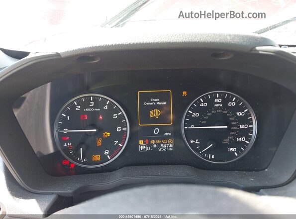 JF2GUADC4R8865809 2024 SUBARU CROSSTREK Red უკანა სავარძლების ხედი