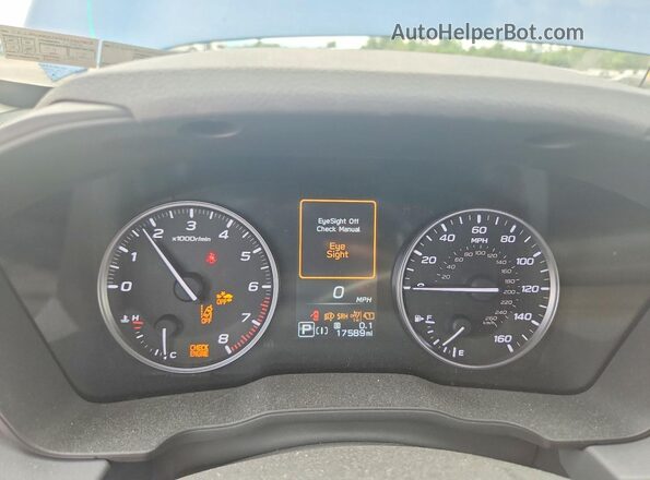 JF2GUADC4RH260401 2024 SUBARU CROSSTREK Blue ხელსაწყოთა პანელის ხედი