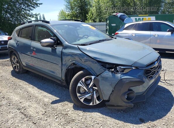 JF2GUADC4RH360286 2024 SUBARU CROSSTREK Gray Front right