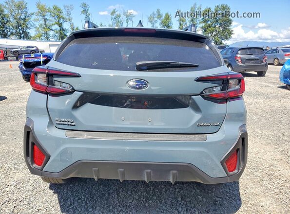 JF2GUADC4RH360286 2024 SUBARU CROSSTREK Gray Rear view