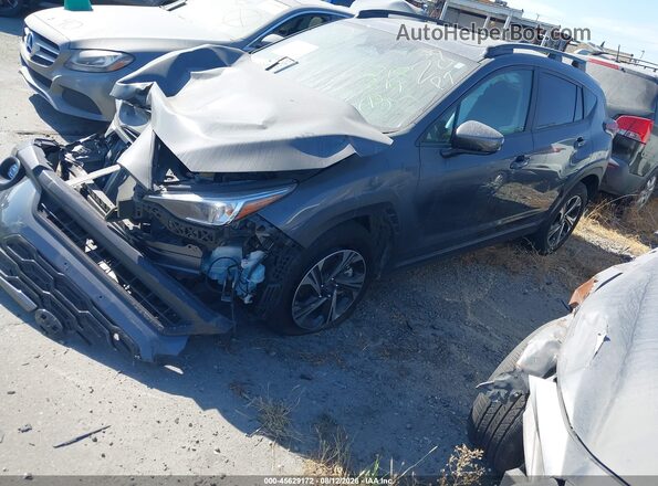 JF2GUADC4RH875904 2024 SUBARU CROSSTREK Gray Передня ліва чверть