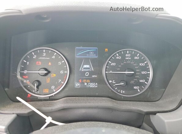 JF2GUADC4RH916936 2024 SUBARU CROSSTREK White Սարքավորումների վահանակի տեսք