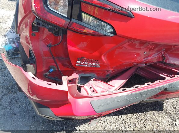 JF2GUADC5R8226662 2024 SUBARU CROSSTREK Red Սարքավորումների վահանակի տեսք