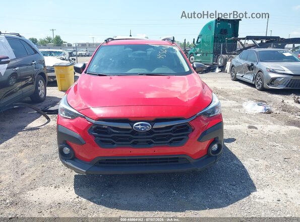 JF2GUADC5R8226662 2024 SUBARU CROSSTREK Red Սալոնի հետևի տեսք