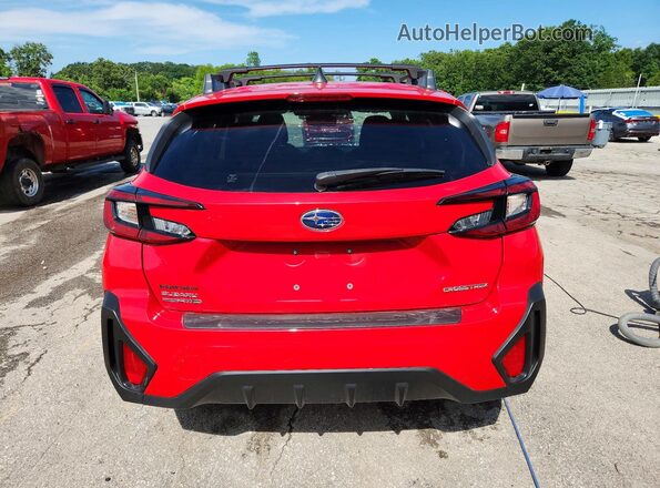 JF2GUADC5R8387125 2024 SUBARU CROSSTREK Red Rear view