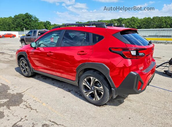 JF2GUADC5R8387125 2024 SUBARU CROSSTREK Red Rear left