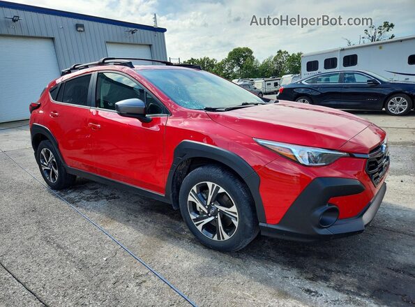 JF2GUADC5R8387125 2024 SUBARU CROSSTREK Red Front right