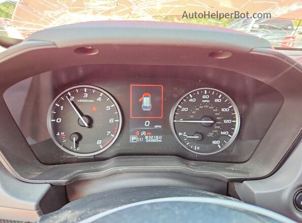 JF2GUADC5R8387125 2024 SUBARU CROSSTREK Red Instrument cluster view