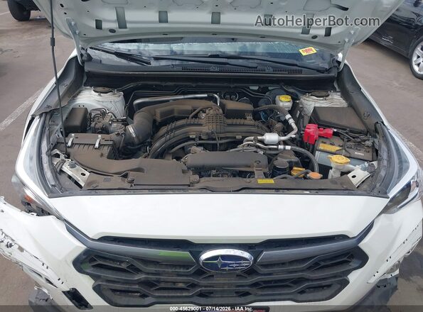 JF2GUADC5R8880576 2024 SUBARU CROSSTREK White Vista trasera