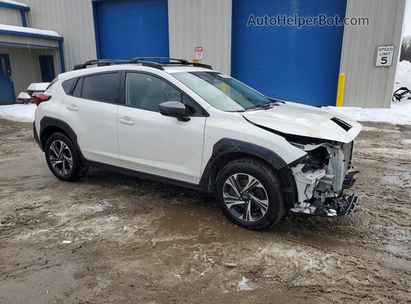 JF2GUADC6R8221163 2024 SUBARU CROSSTREK Белый Передняя правая четверть