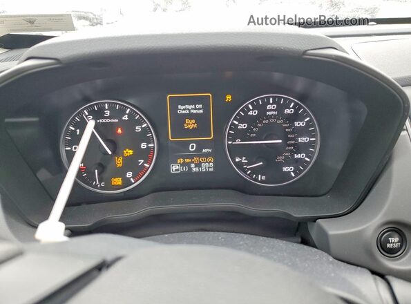 JF2GUADC6R8221163 2024 SUBARU CROSSTREK Белый Вид щитка приборов