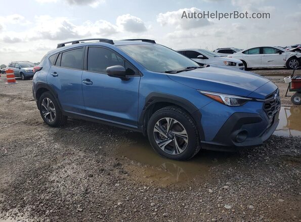 JF2GUADC6RH223124 2024 SUBARU CROSSTREK Синий Передняя правая четверть