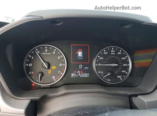 JF2GUADC6RH223124 2024 SUBARU CROSSTREK Синий Вид щитка приборов