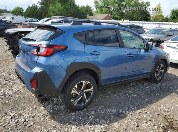 JF2GUADC6RH369426 2024 SUBARU CROSSTREK Синий Задняя правая четверть