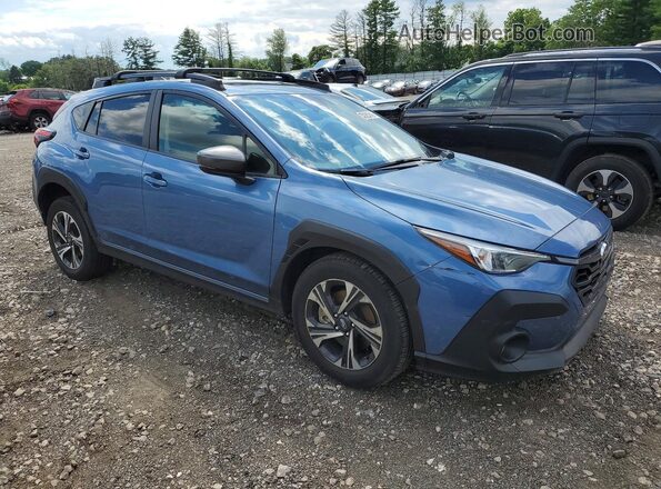 JF2GUADC6RH369426 2024 SUBARU CROSSTREK Синий Передняя правая четверть
