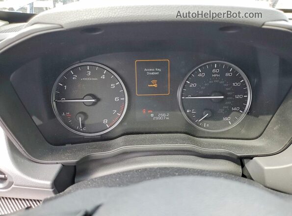 JF2GUADC6RH369426 2024 SUBARU CROSSTREK Синий Вид щитка приборов