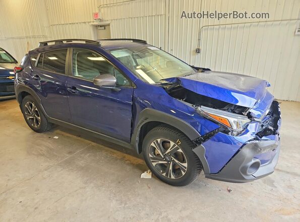 JF2GUADC7R8251739 2024 SUBARU CROSSTREK Blue Передня права чверть