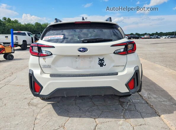 JF2GUADC7R8254821 2024 SUBARU CROSSTREK White Vista trasera