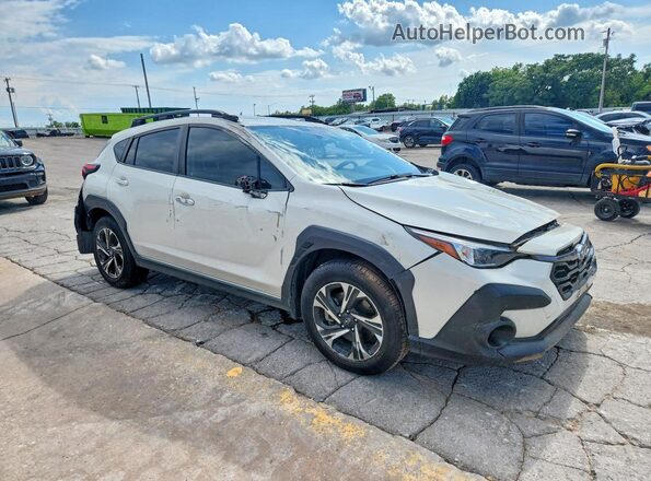 JF2GUADC7R8254821 2024 SUBARU CROSSTREK White Delantero derecho