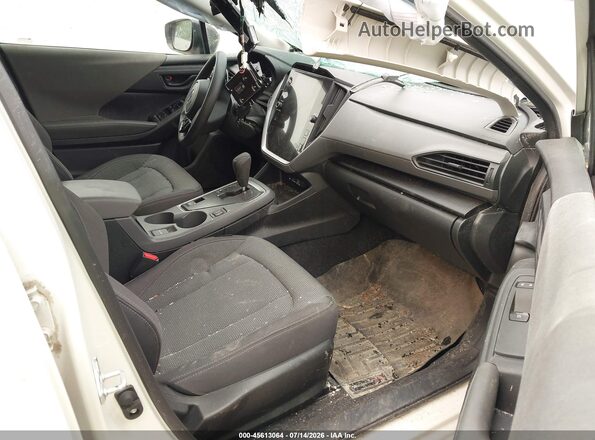 JF2GUADC7R8305427 2024 SUBARU CROSSTREK White წინა სალონის ხედი